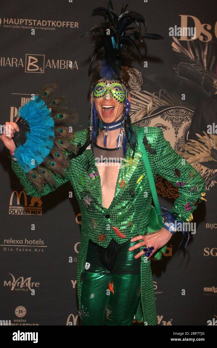 Manuel Flickinger (Lafayette Diamond), Julian Jungle Palace, fête pour le début de la nouvelle saison du RTL Jungle Camp, Hôtel Palace Berlin, 10.01.2020 Banque D'Images