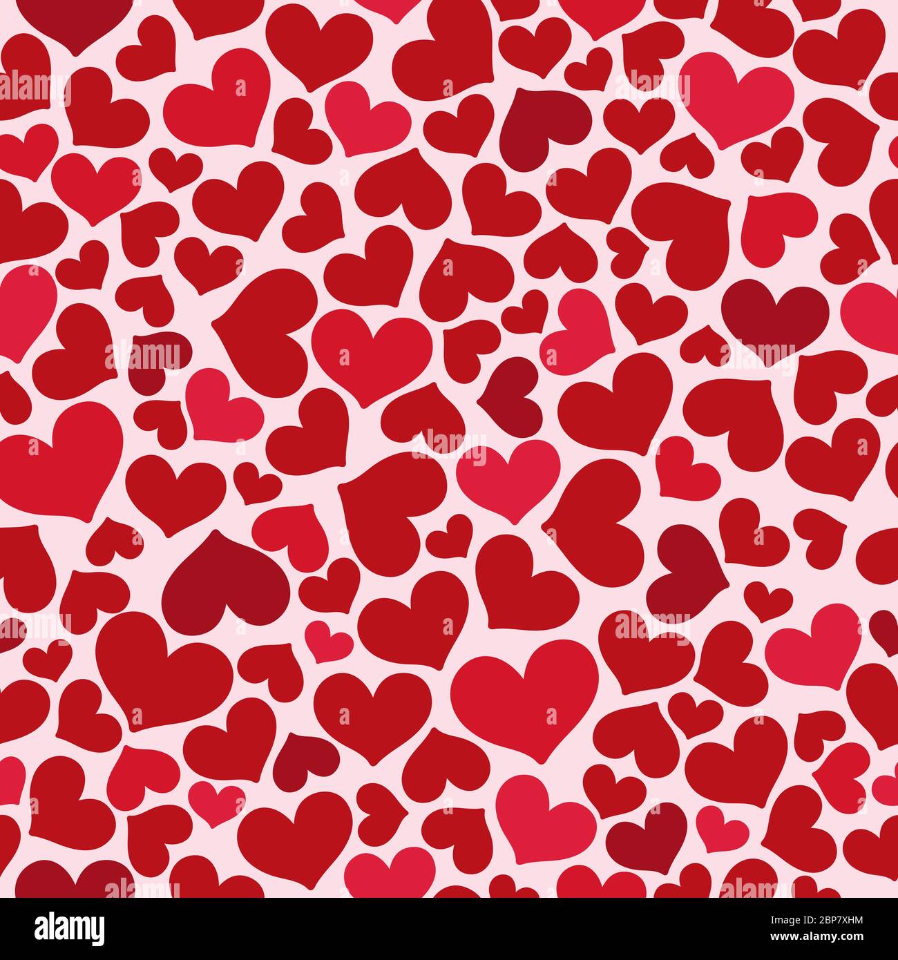 Motif sans couture pour les coeurs, peut être utilisé pour les fêtes, les invitations de mariage, les fêtes de mères et les fêtes de la Saint-Valentin. Illustration vectorielle. Illustration de Vecteur