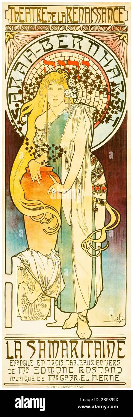 378: MUCHA POSTER SARAH BERNHARDT THEATRE DE LA RENAISSANCE 378: MUCHA POSTER SARAH BERNHARDT THEATRE DE LA RENAISSANCE