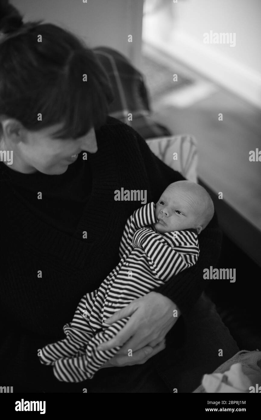 Jumeaux Bebe Banque D Images Noir Et Blanc Alamy