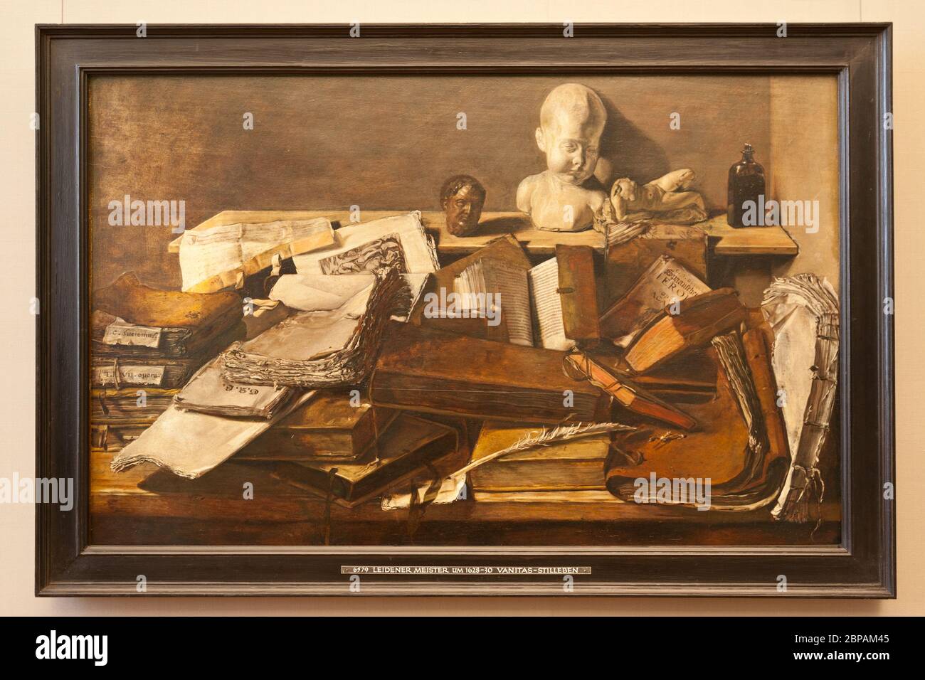 Tableau STILL Life de Leidener Meister dans la galerie Alte Pinakothek de Munich en Allemagne Banque D'Images
