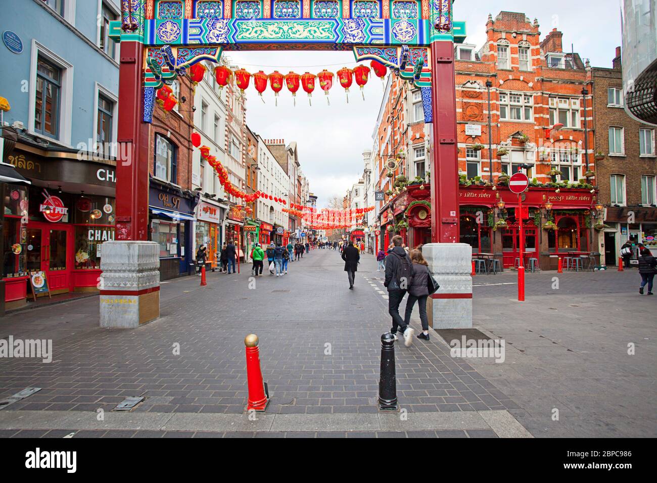 China Town, West End, Londres, Royaume-Uni Banque D'Images