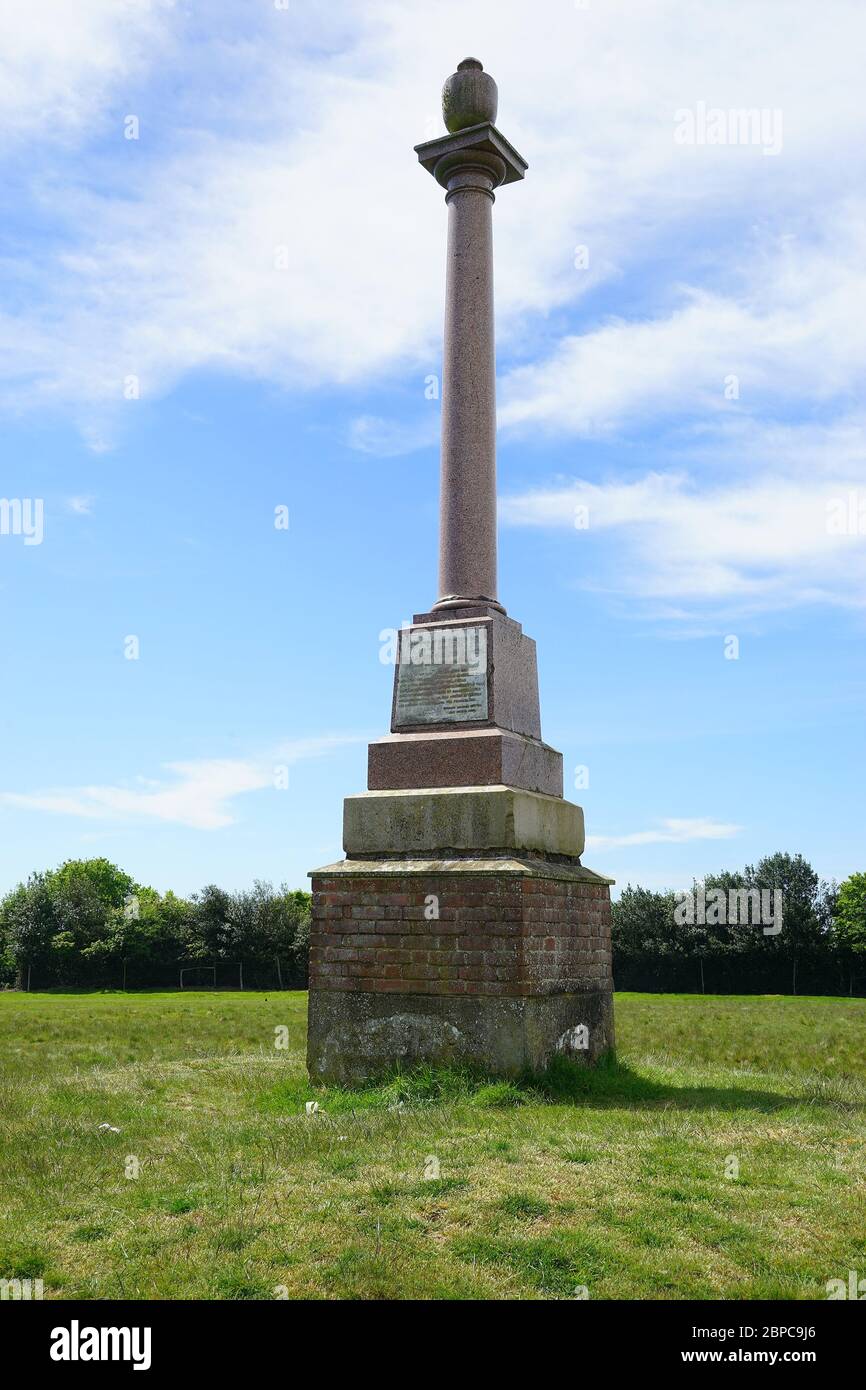Monument à Elizabeth Bulwer Lytton érigé par son fils Edward à sa mémoire Banque D'Images