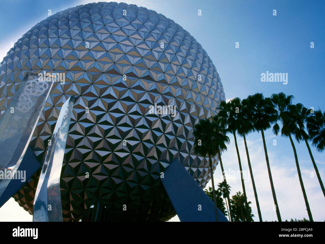 Orlando Florida USA Epcot Center Geosphere Banque D'Images