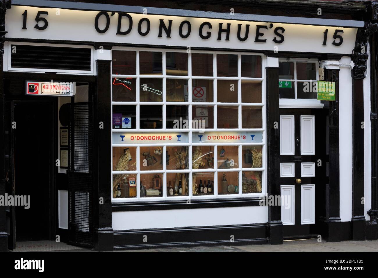 O'Donoghue's Pub, Merrion Row, Dublin City, Comté de Dublin, Irlande Banque D'Images