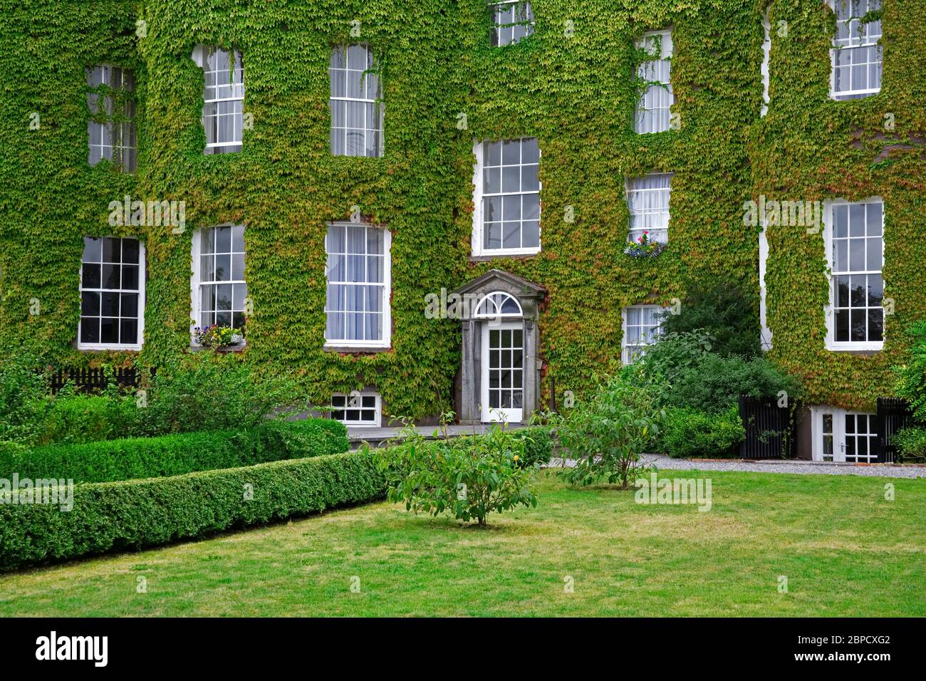 Butler House couvert de lierre, de la ville de Kilkenny, comté de Kilkenny, Irlande Banque D'Images