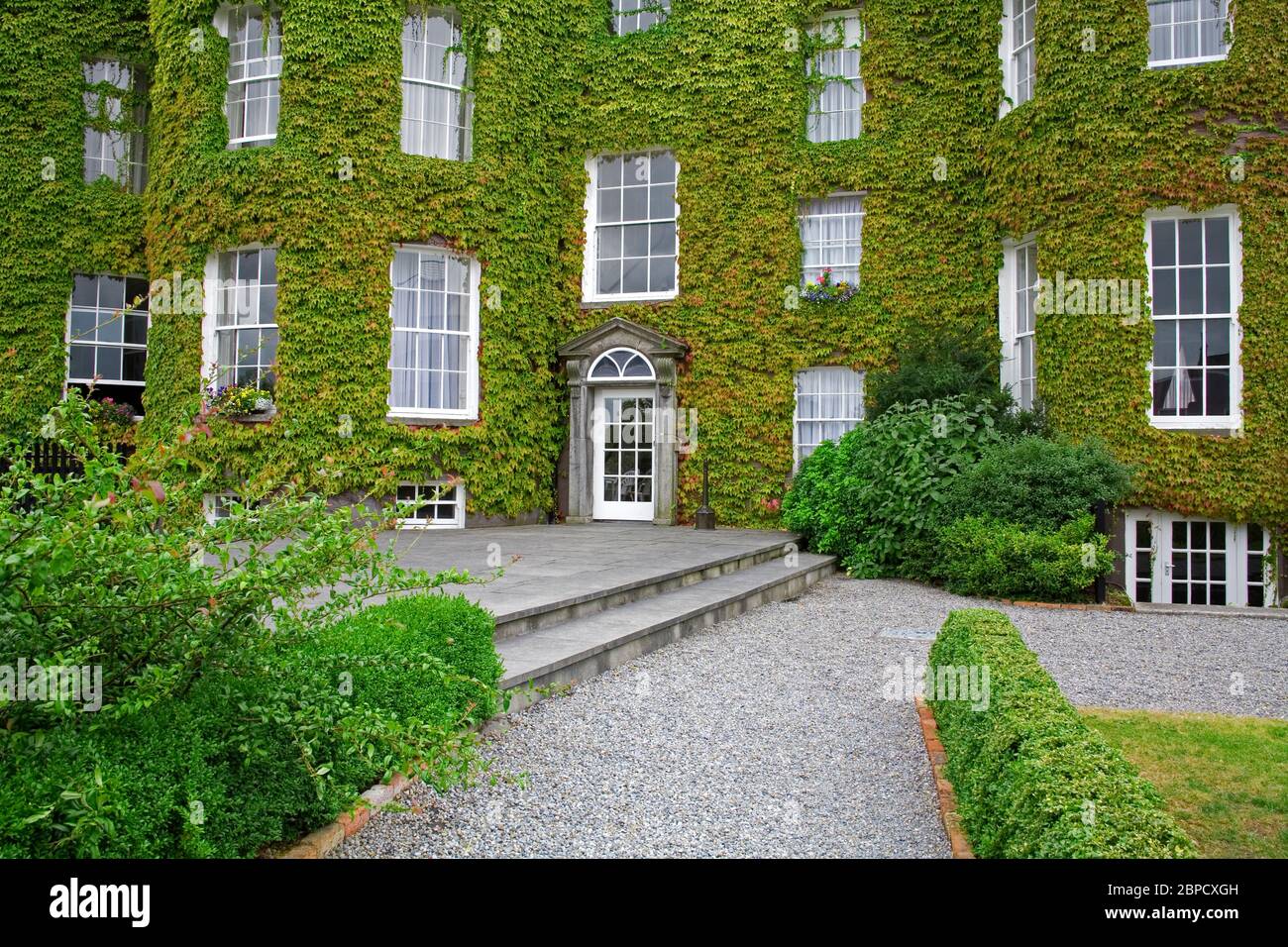 Butler House couvert de lierre, de la ville de Kilkenny, comté de Kilkenny, Irlande Banque D'Images