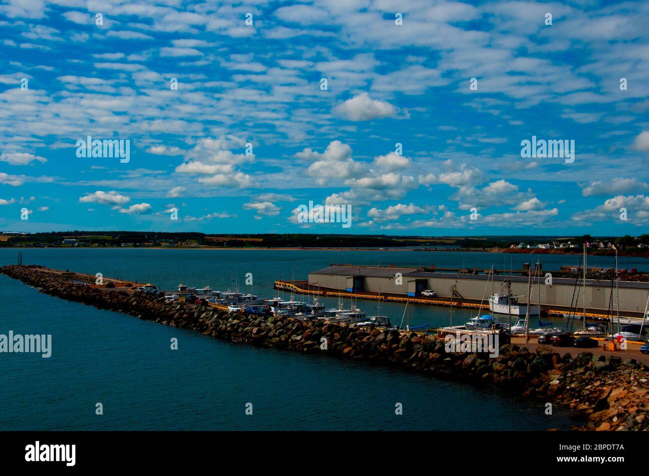 Port de souris - Î.-P.-É. - Canada Banque D'Images