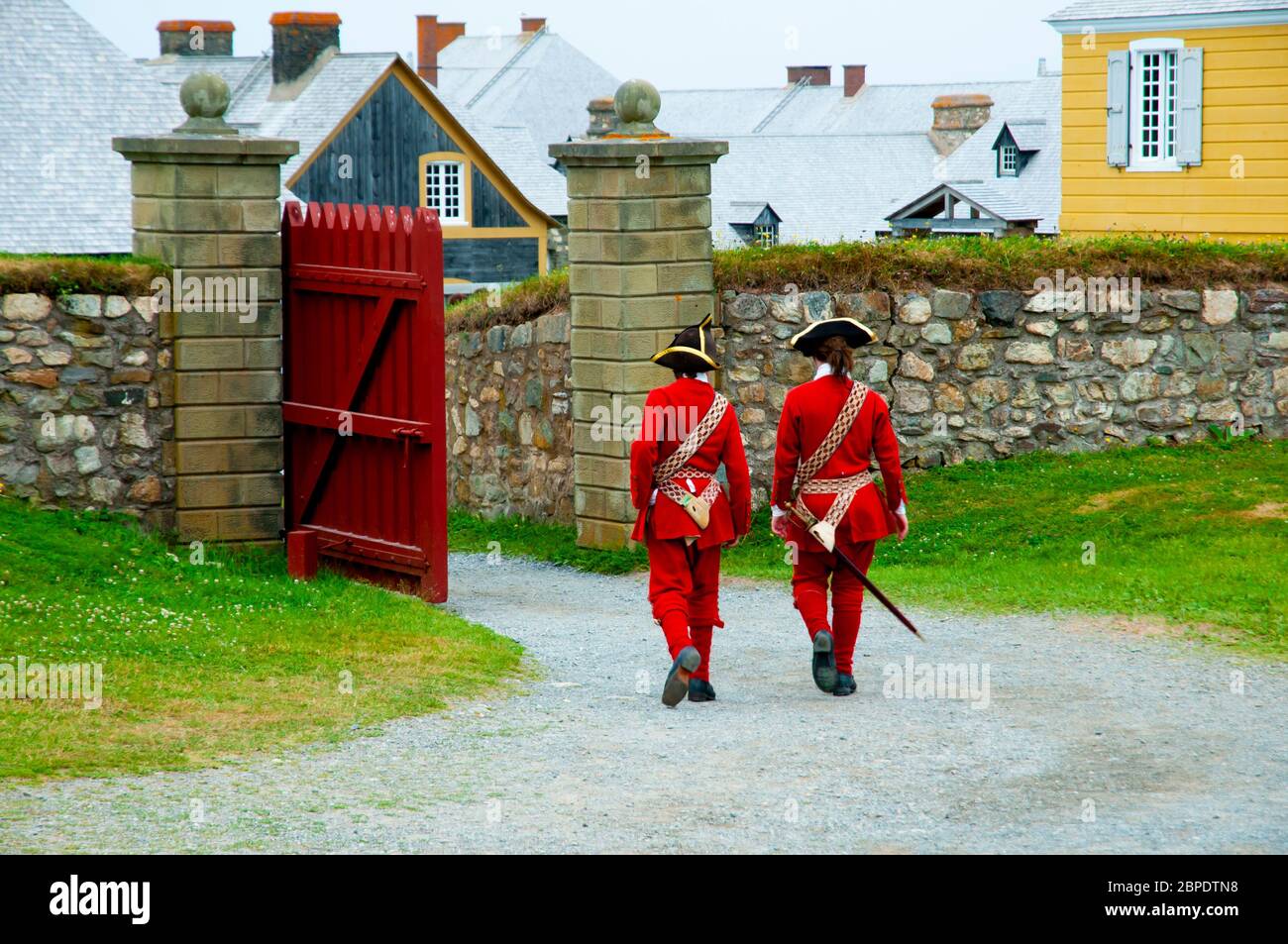 Fort Louisbourg - Nova Scotia - Canada Banque D'Images