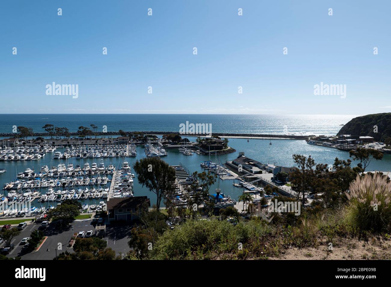 La magnifique marina et le port de Dana point en Californie est une attraction touristique et une destination de vacances populaires Banque D'Images