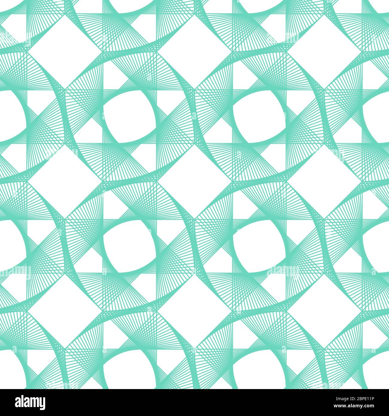 Neo Mint,Aqua Menthe,émeraude, turquoise géométrique vector sans couture motif.couleur 2020. Texture carrée répétée dans les couleurs de menthe néo pour l'arrière-plan Illustration de Vecteur