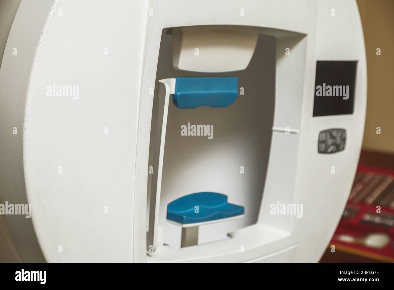 Optométriste médical matériel utilisé pour les examens de la Banque D'Images