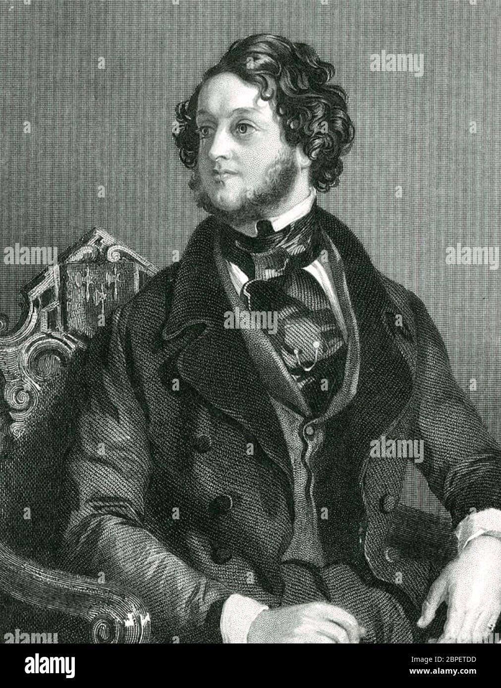 WILLIAM AINSWORTH (1805-1882) romancière anglaise Banque D'Images