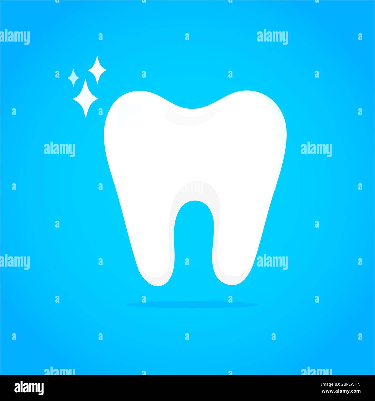 Illustration vectorielle de la conception plate du blanchiment des dents Illustration de Vecteur