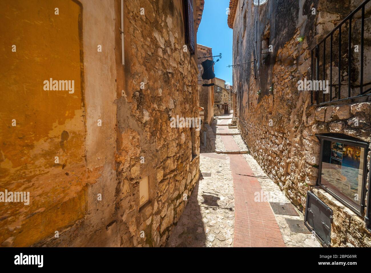 Bergdorf Eze an der Cote d Azur zwischen Monaco und Nizza Banque D'Images