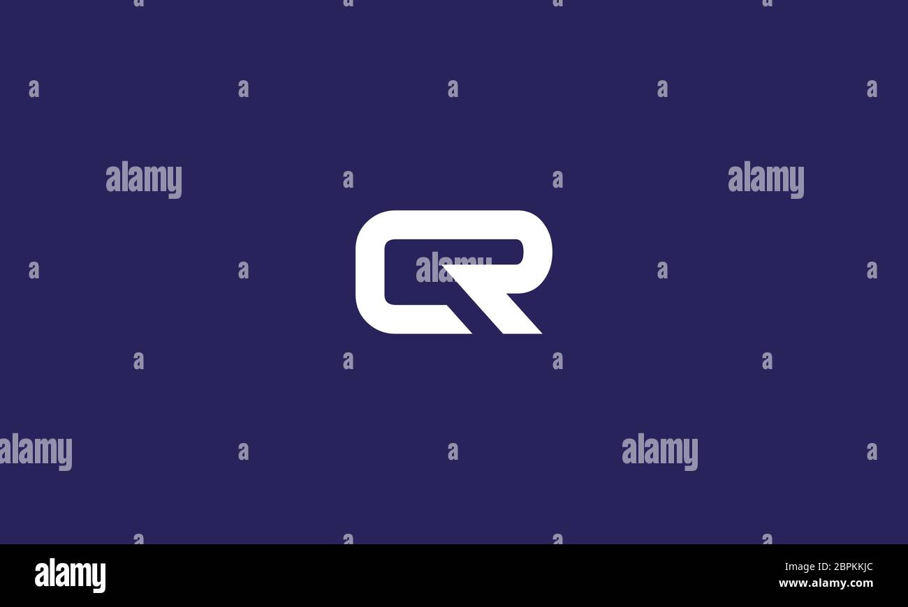Logo CR . design du logo lettre c r . design du logo créatif et moderne. Illustration de Vecteur