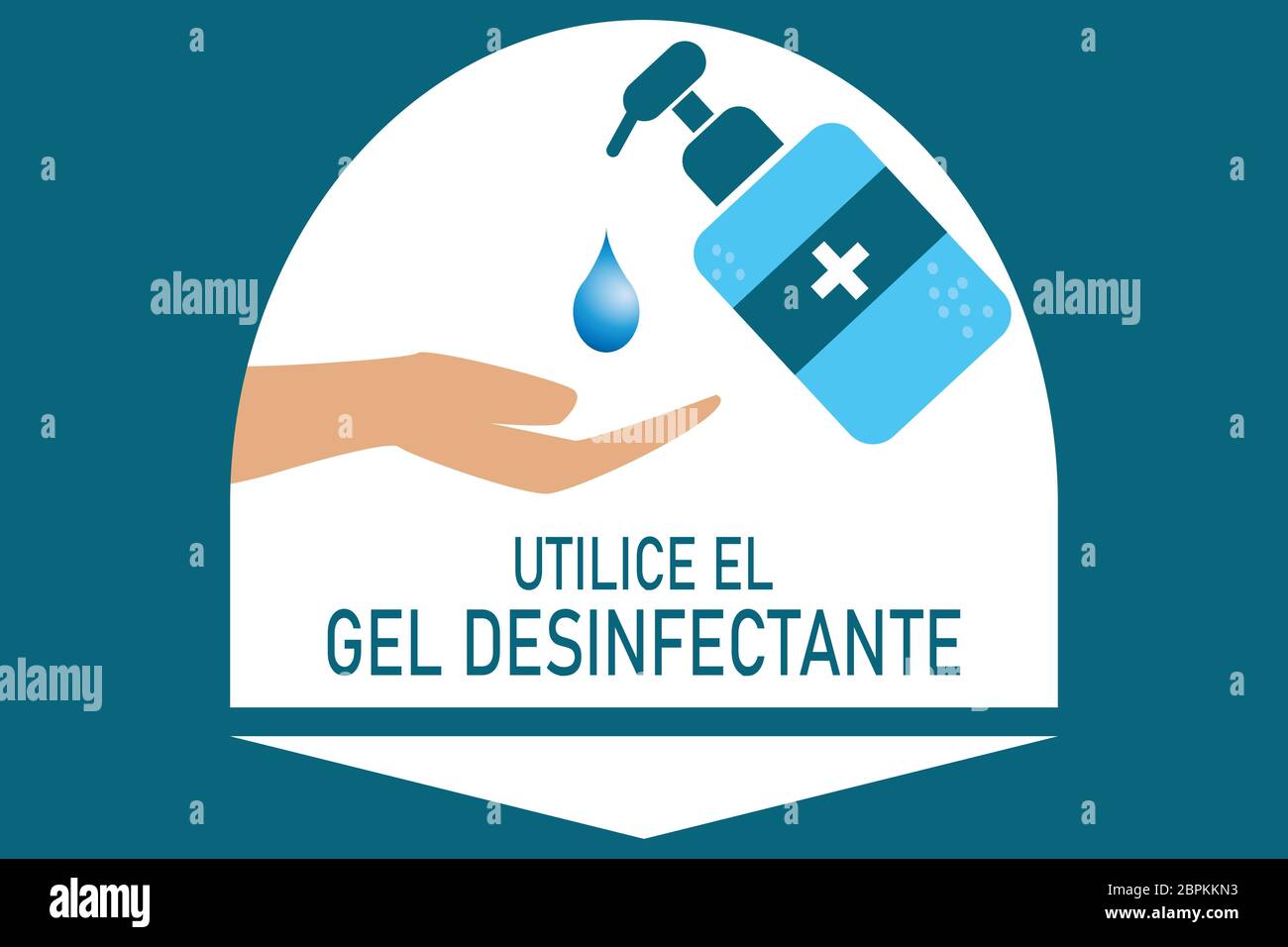 Prenez Soin De Vous En Espagnol Santé espagnole Banque d'images vectorielles - Alamy