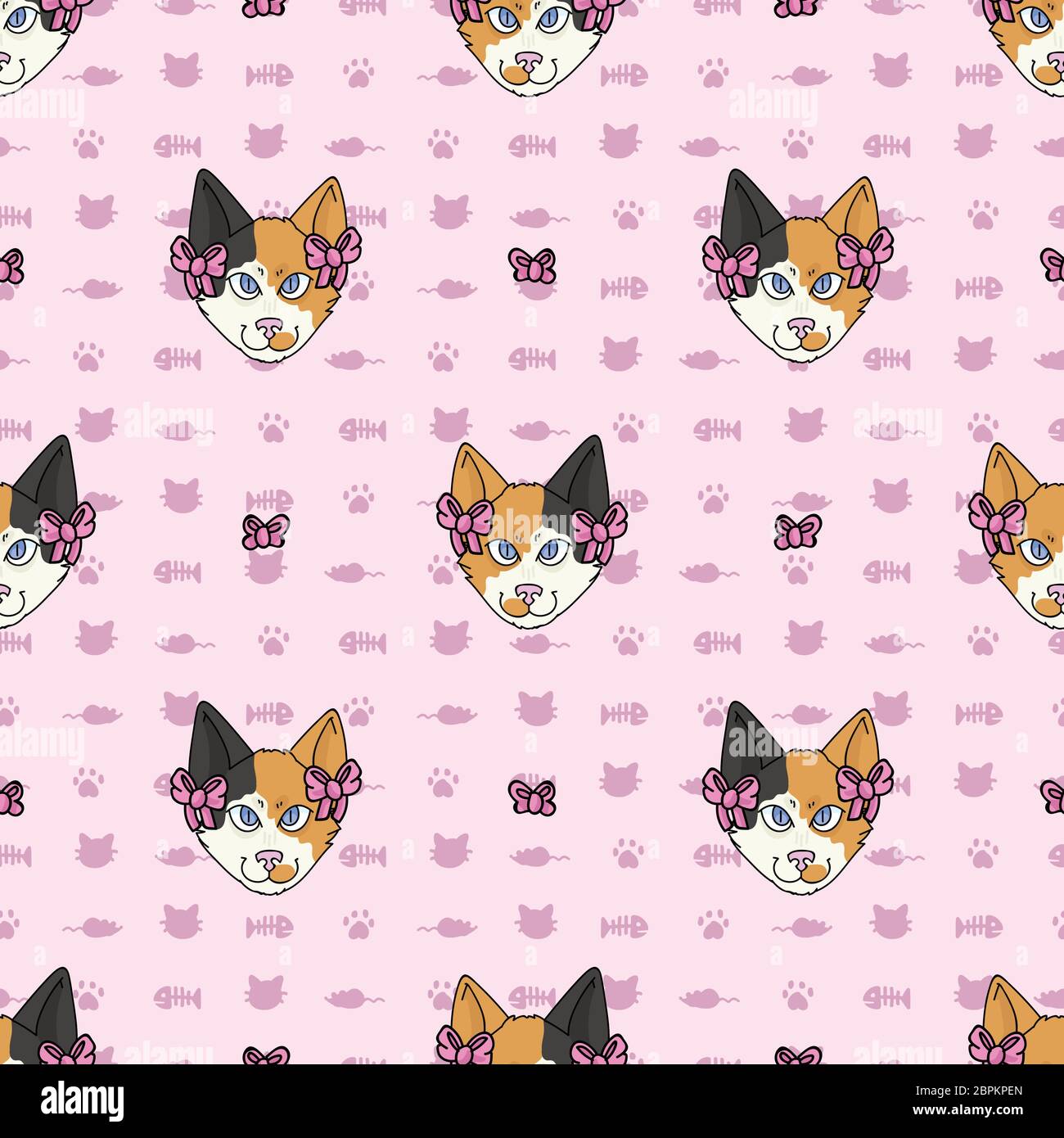Joli Dessin Anime Japonais Bout De Queue De Chat Avec Noeud Rose Sans Couture Motif Vectoriel Race De Chat De Race De Chat National Fond Chat Amant Asiatique Image Vectorielle Stock Joli Dessin Anime Japonais Bout De Queue De Chat Avec Noeud Rose Sans Couture Motif Vectoriel Race De Chat De Race De Chat National Fond Chat Amant Asiatique Image Vectorielle Stock