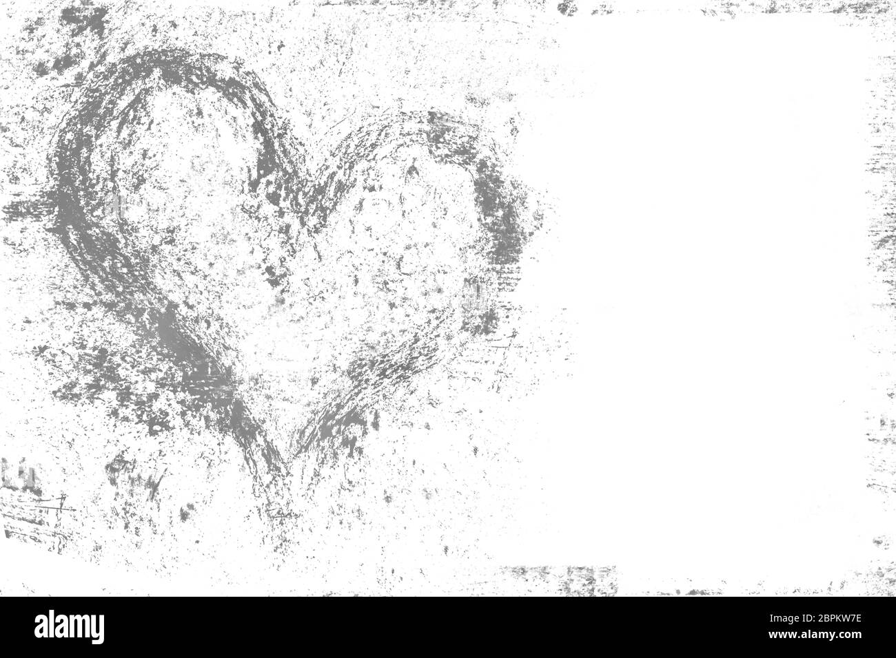 Grunge design avec le symbole du cœur gris. Il peut être utilisé comme le thème de la St-Valentin, affiches, papier peint design, t-shirts et plus encore. Banque D'Images