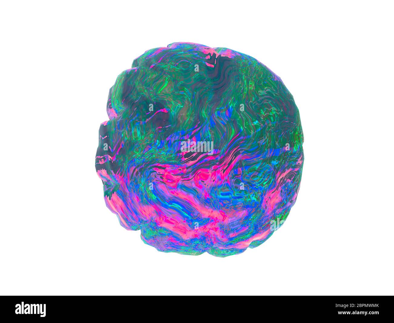 bulle de savon colorée Banque D'Images