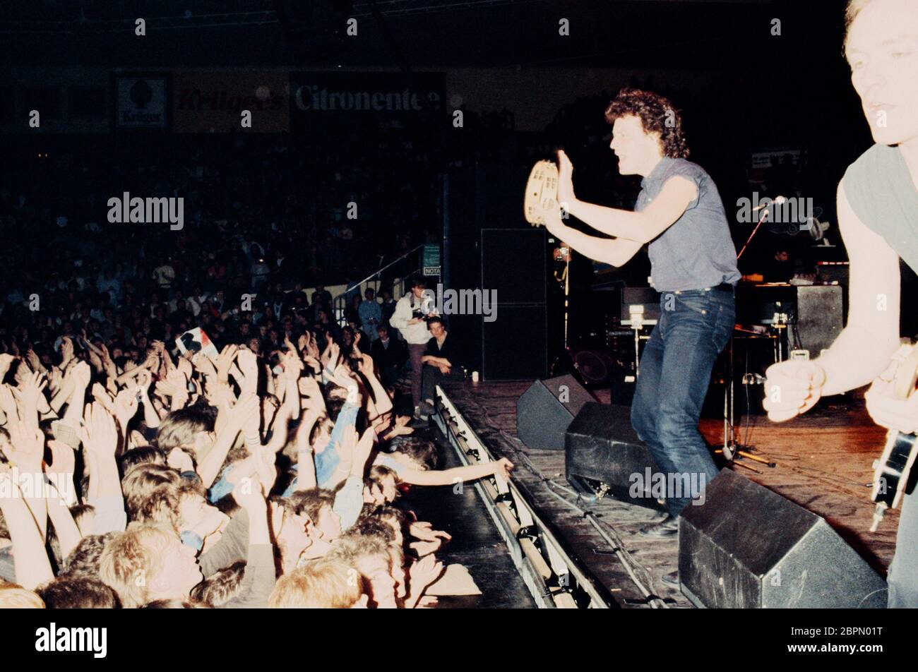 BAP-Konzert - Der Musiker Wolfgang Niedecken während eines BAP-Konzert Banque D'Images