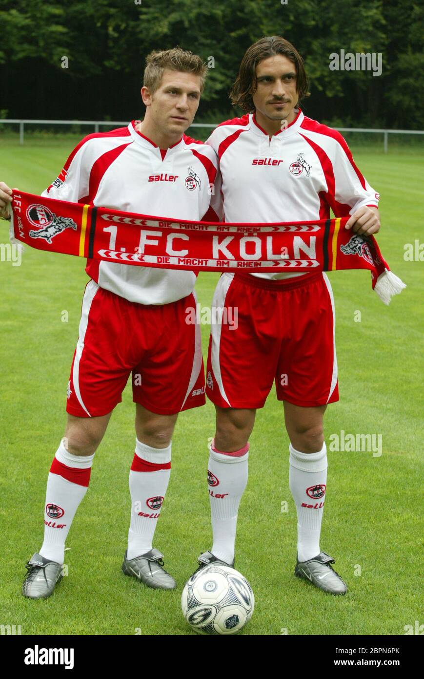 1. FC Köln - Prästation des kaders für die saison 2003/2004 am Geißbockheim. Banque D'Images