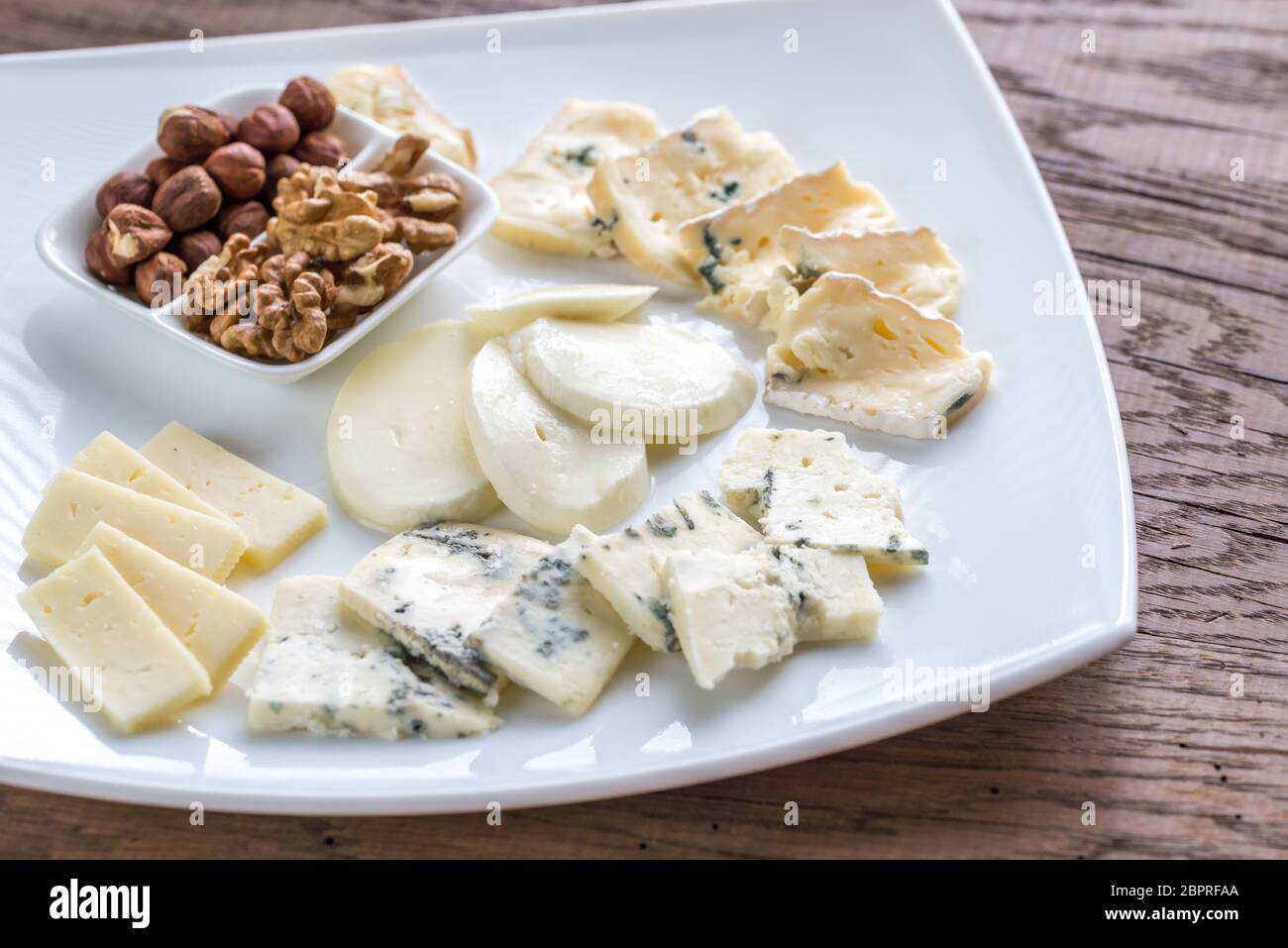 Différents types de fromage Banque D'Images