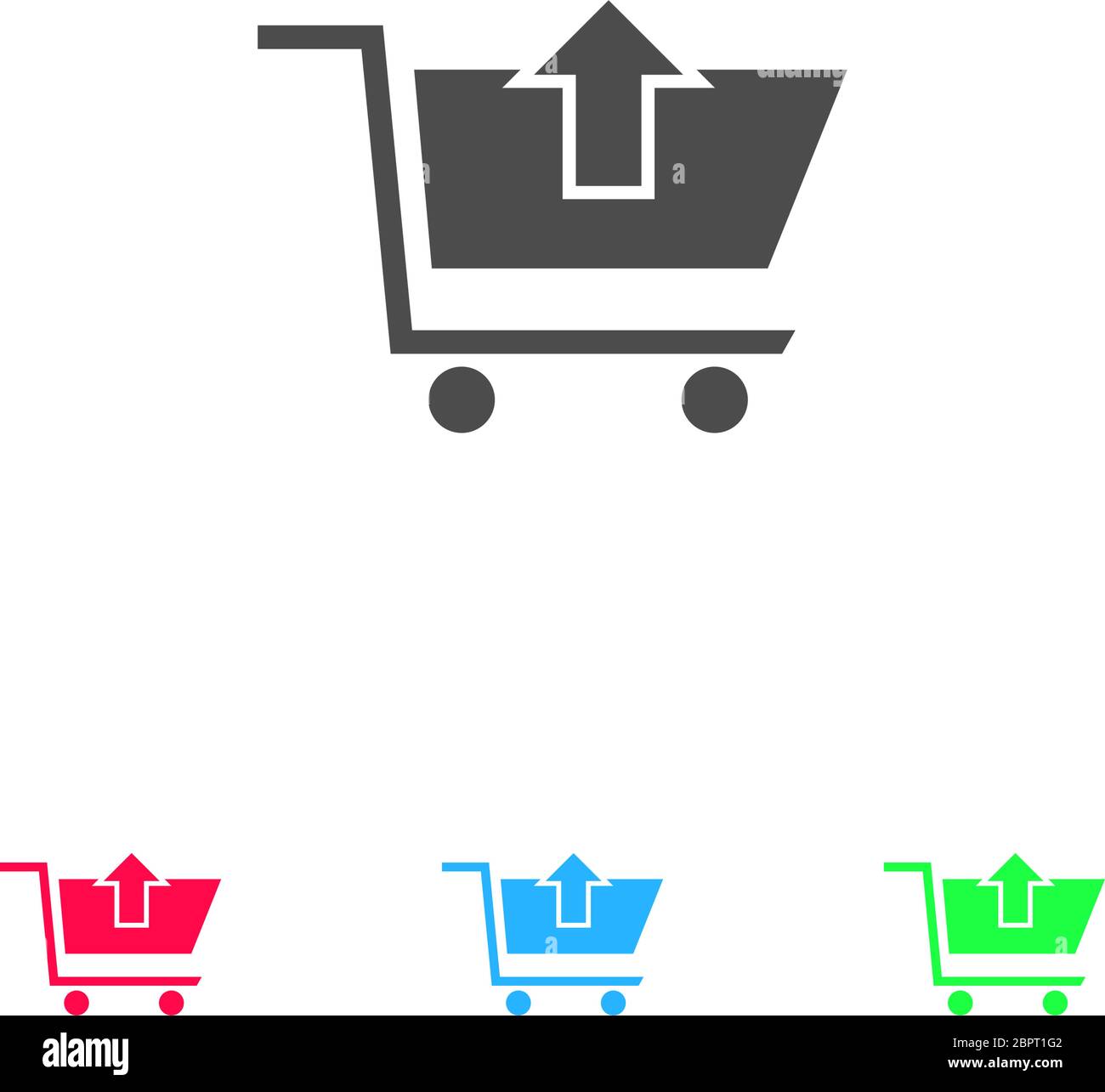 Supprimer l'icône du panier. Pictogramme de couleur sur fond blanc. Symbole d'illustration vectorielle et icônes bonus Illustration de Vecteur