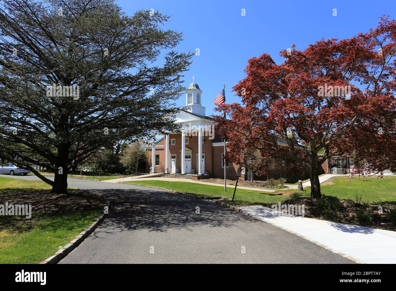 Église catholique romaine Saint-James Selauket long Island New York Banque D'Images