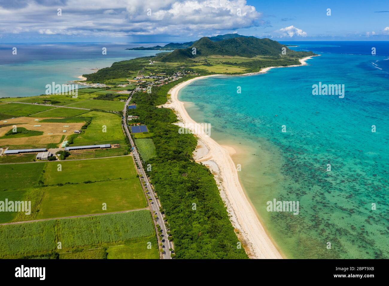Horizon de l'île Ishigaki Banque D'Images