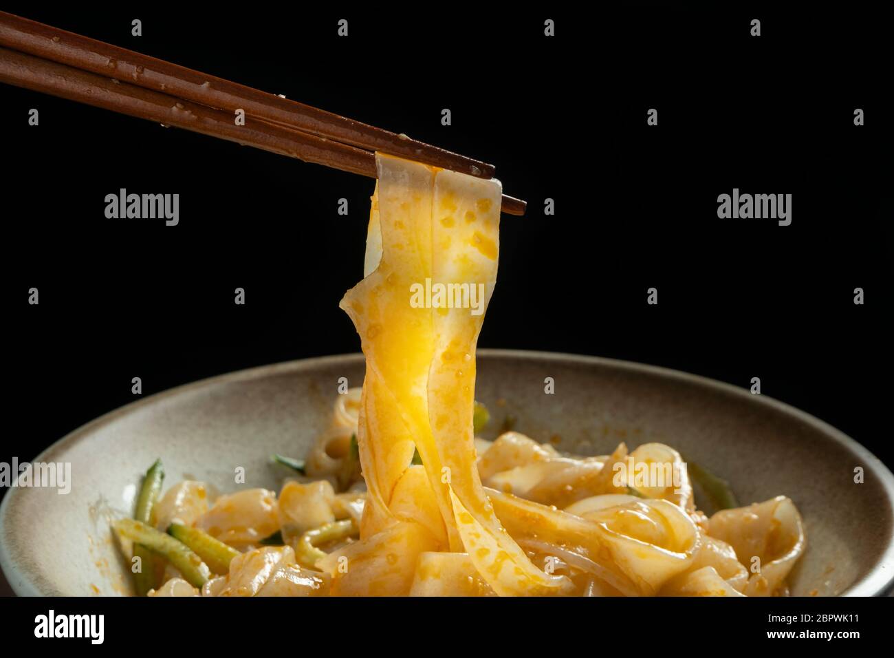 Délicieux nouilles de riz froid, en-cas Shanxi Banque D'Images