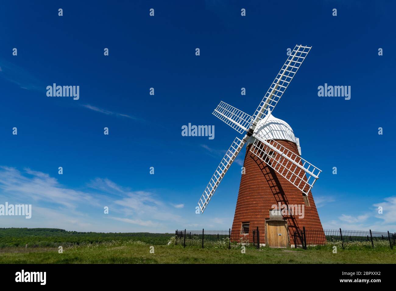 Halnaker Windmill, Royaume-Uni été 2020 Banque D'Images