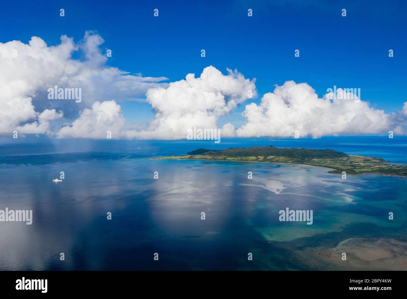 Vue de dessus de l'île ishigaki Banque D'Images
