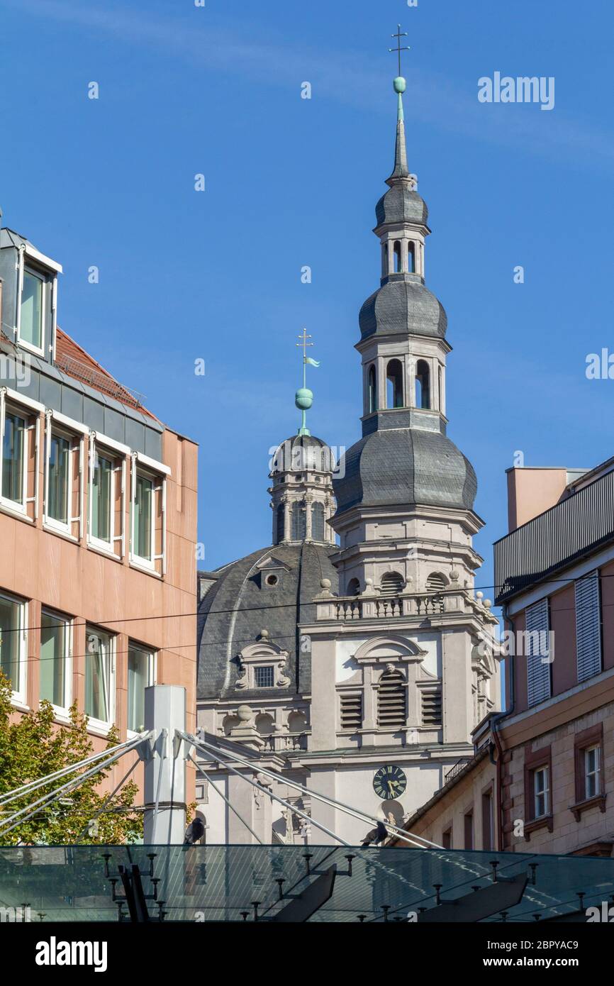 Impression de Würzburg, une ville de Franconie en Bavière Banque D'Images