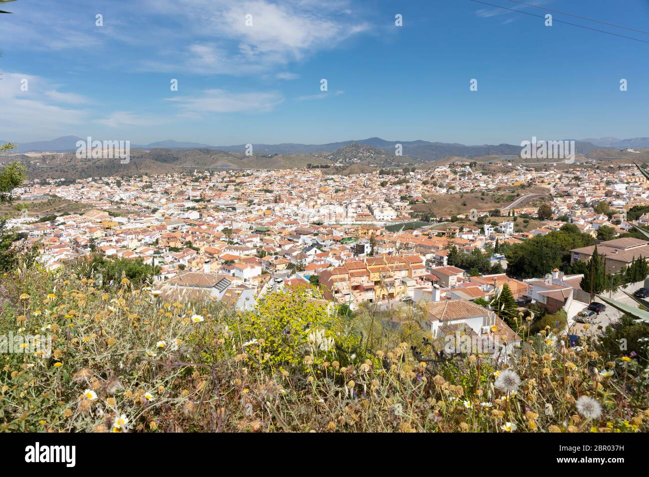 Paysage de Puerto de la Torre ou de Distrit-10 à Malaga, Espagne Banque D'Images