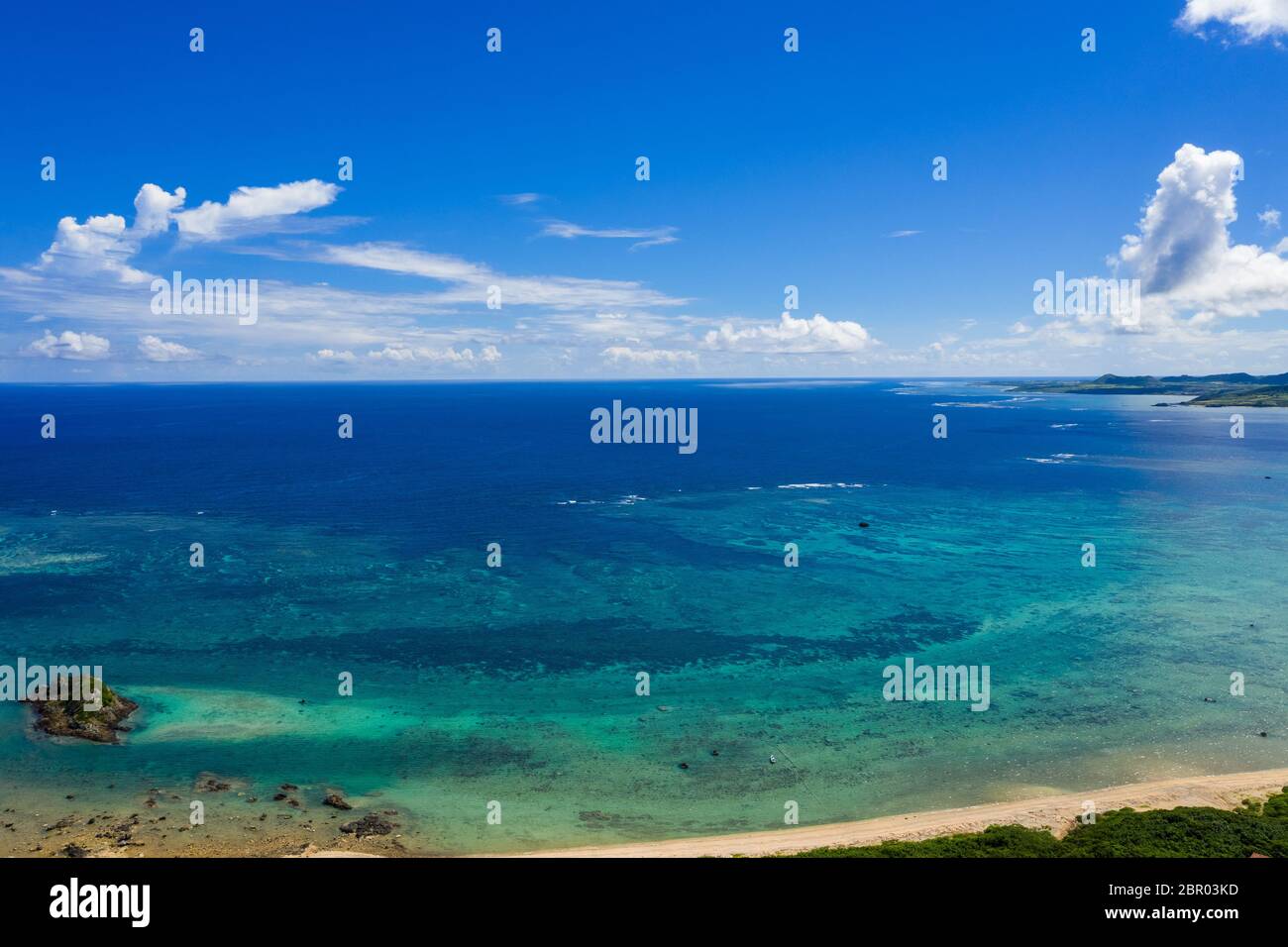 Lagon tropical de l'île Ishigaki Banque D'Images