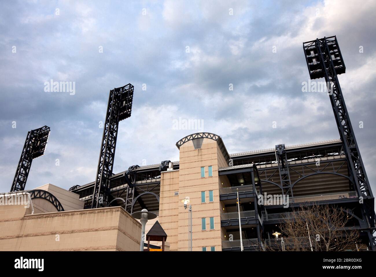 Pittsburgh, Pennsylvanie, États-Unis - PNC Park Stadium dans le quartier de North Shore. Banque D'Images