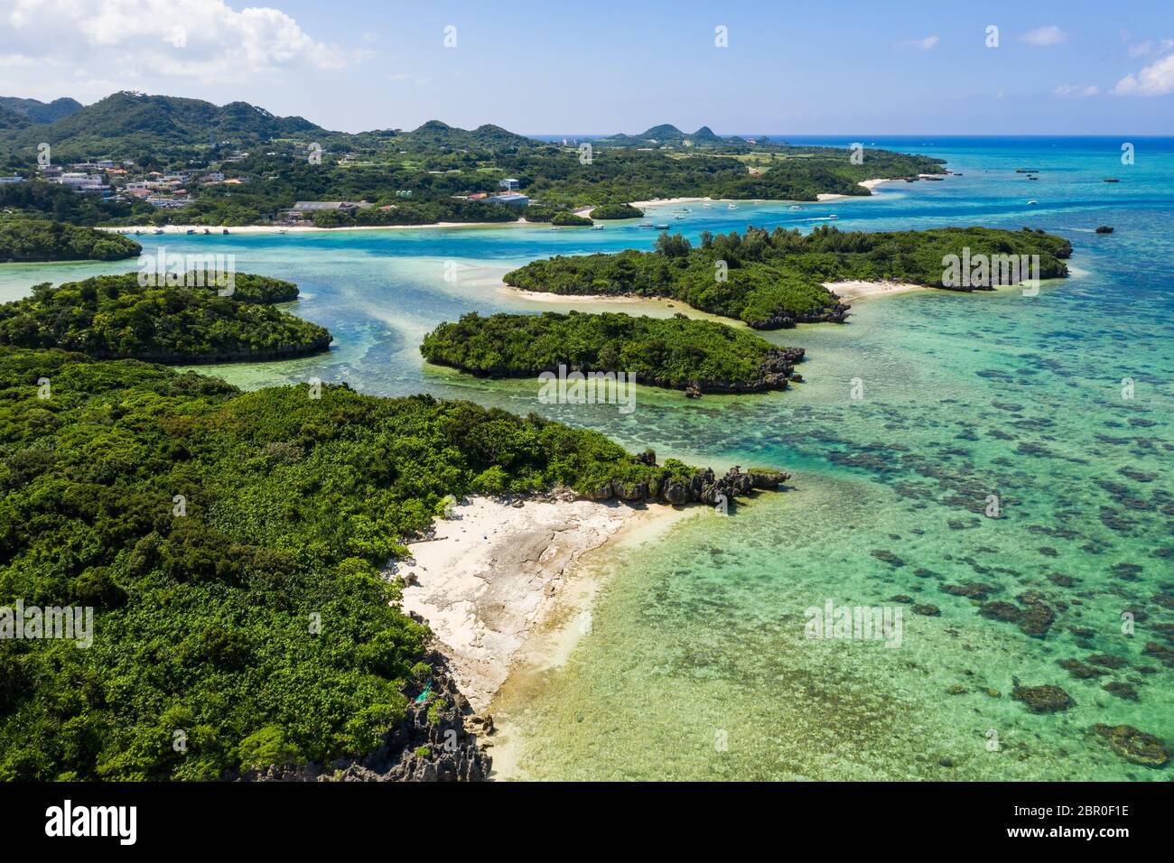 Baie de Kamira sur l'île ishigaki au japon Banque D'Images