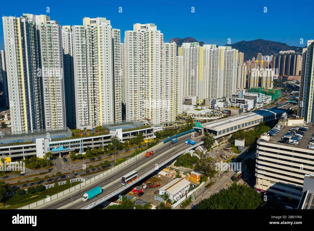 Kowloon Bay, Hong Kong :29 janvier 2019- quartier résidentiel de Hong Kong Banque D'Images