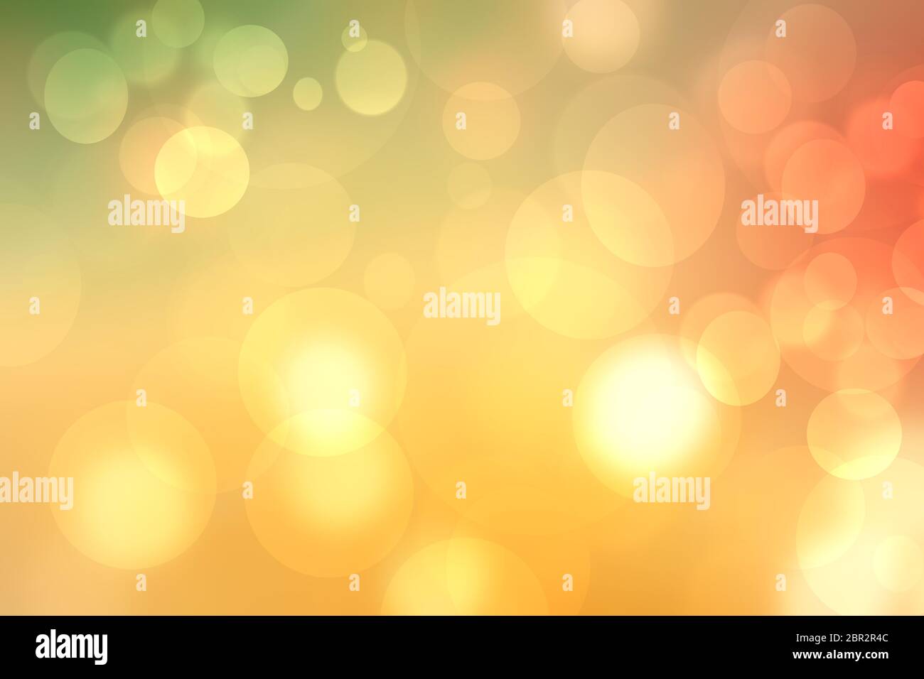 Résumé golden texture. Ballon d'dégradé orange fond de couleur avec des cercles colorés bokeh texture. Beau modèle avec de l'espace pour votre Banque D'Images