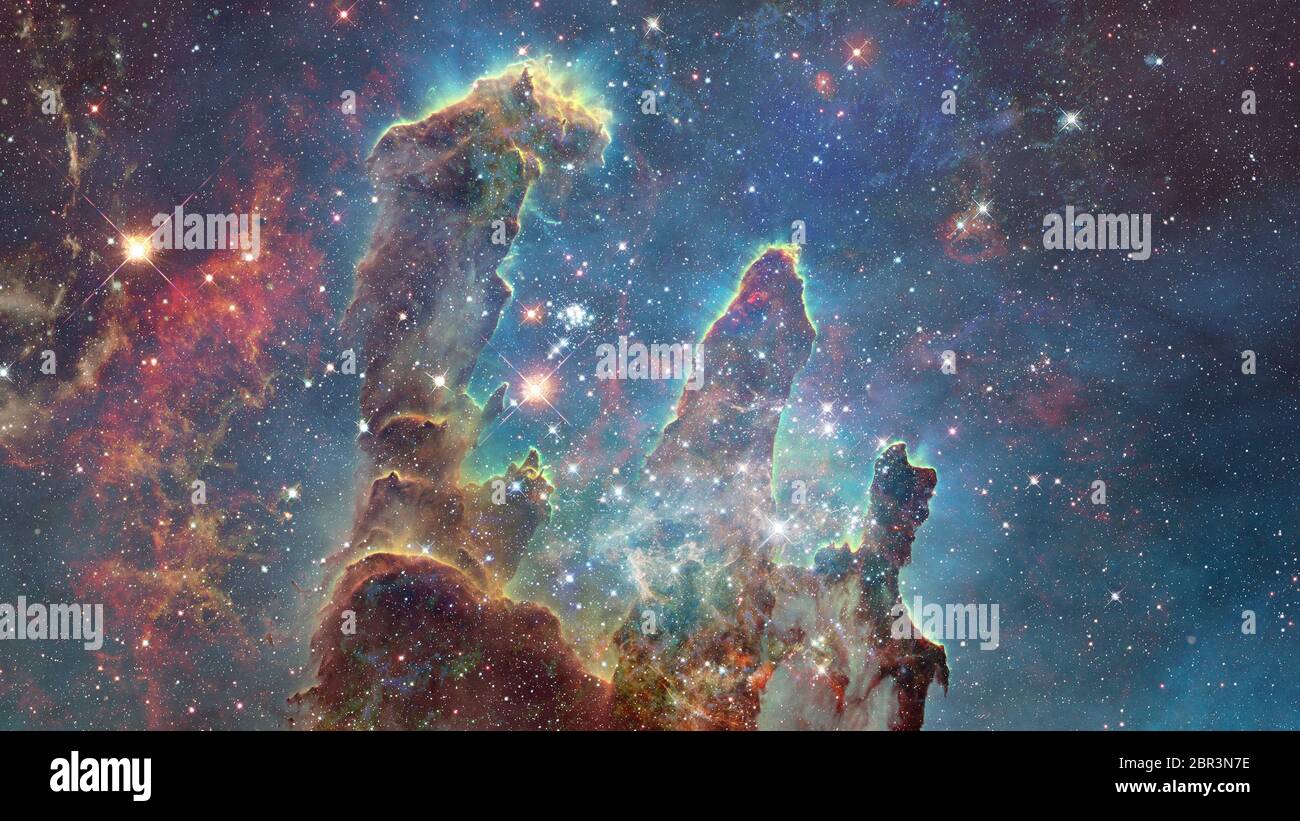 Nebuleuse De Reflexion Le Site De Formation D Etoiles Elements De Cette Image Fournie Par La Nasa Photo Stock Alamy