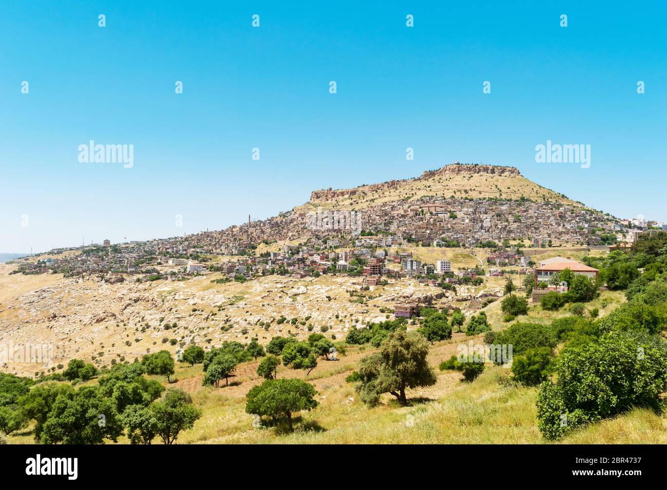 Vue panoramique sur la vieille ville de Mardin, Turquie Banque D'Images