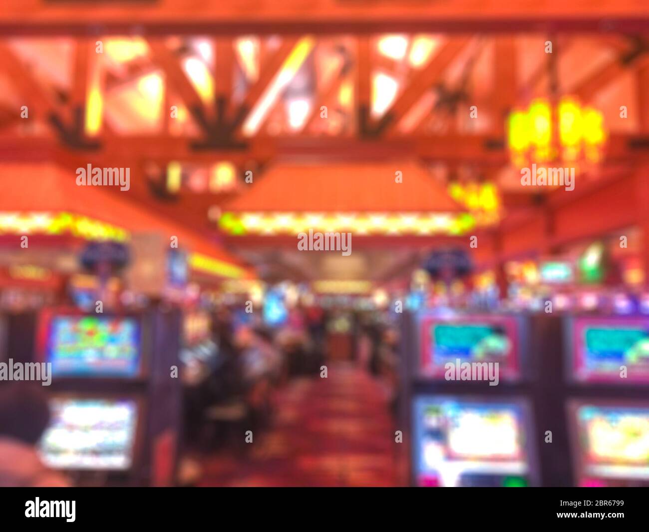 scène de la machine de pari dans le casino. -flou. Banque D'Images