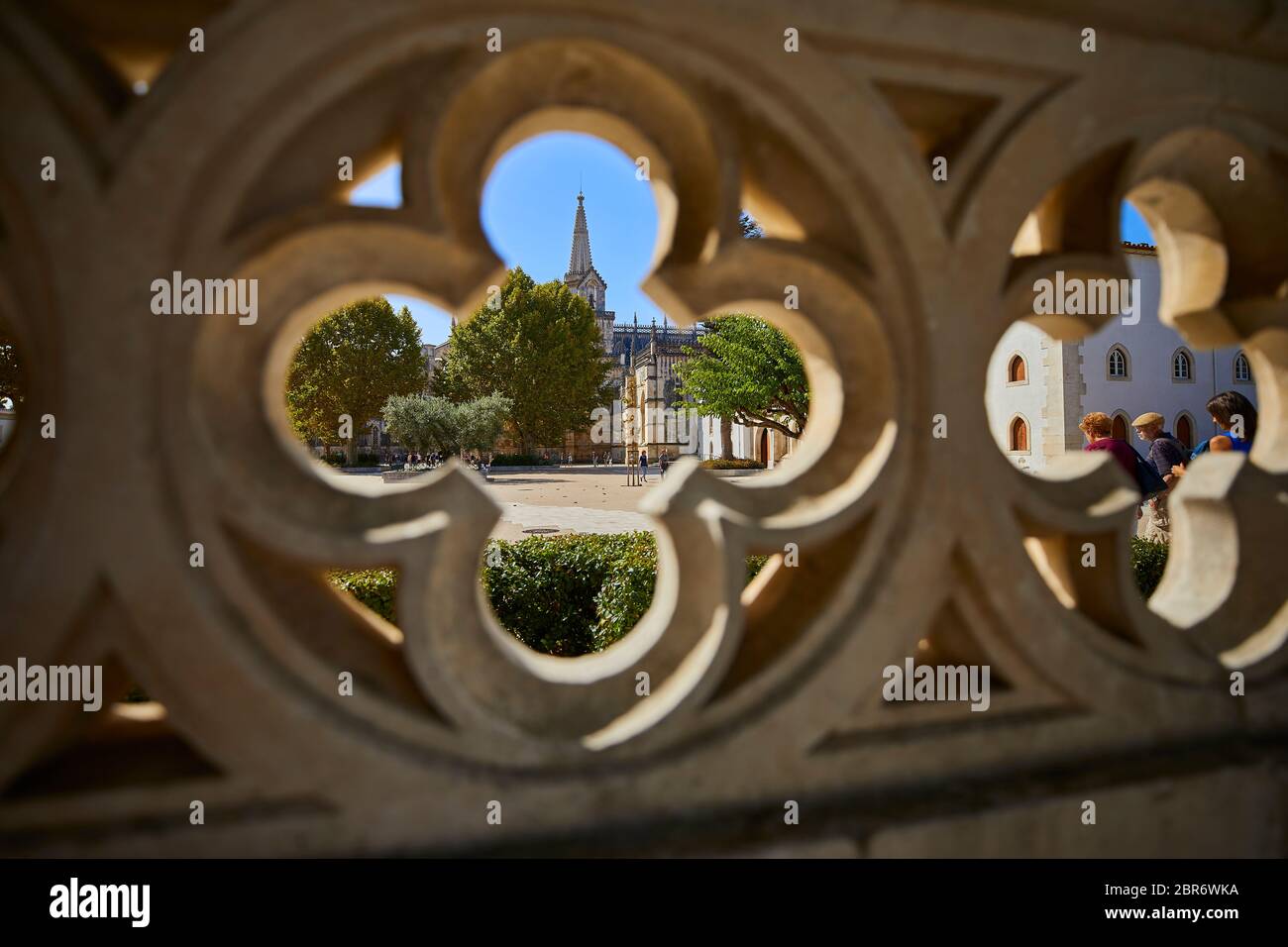 Le monastère de Santa Maria à Batalha, Portugal Banque D'Images