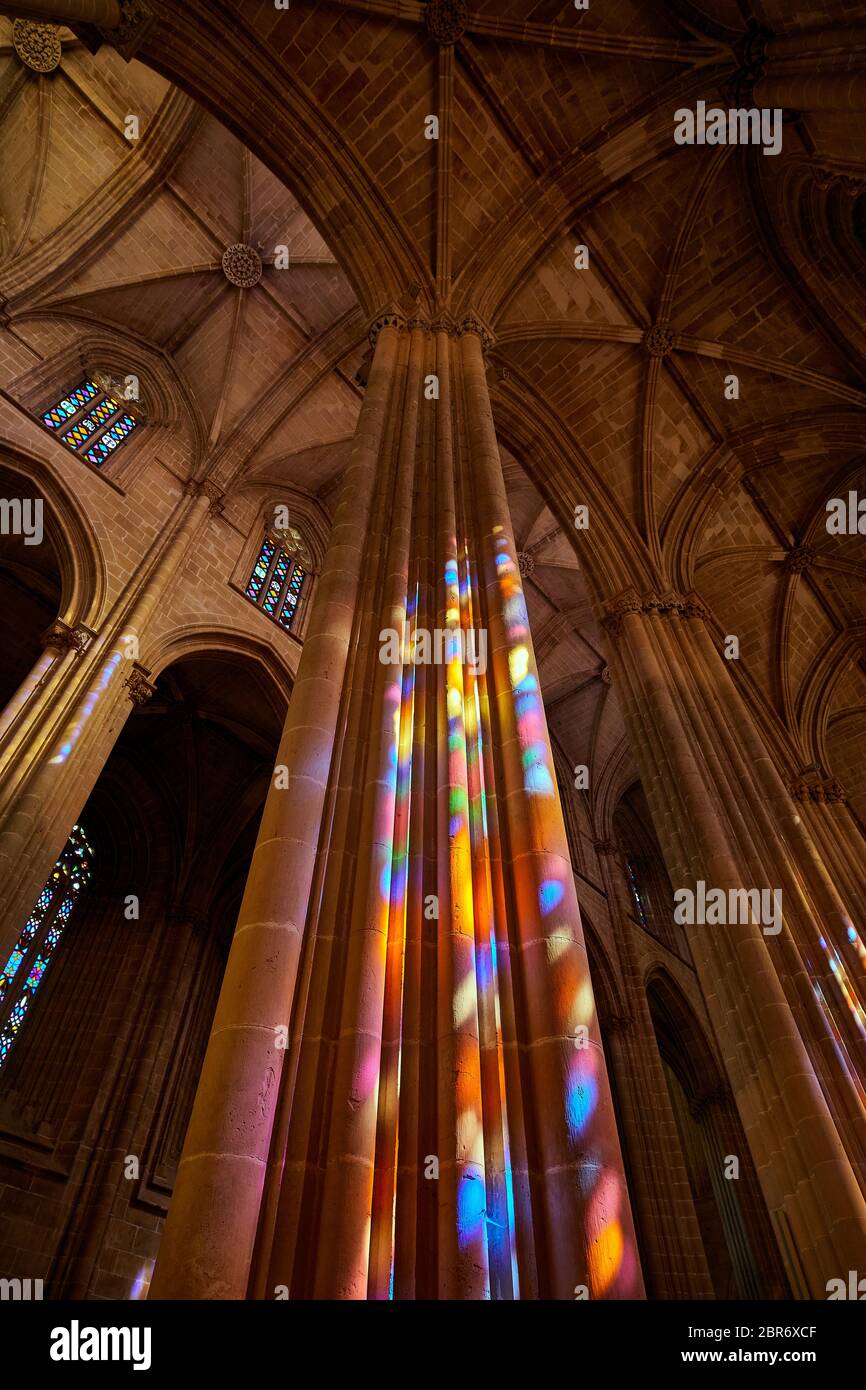 Le monastère de Santa Maria à Batalha, Portugal Banque D'Images
