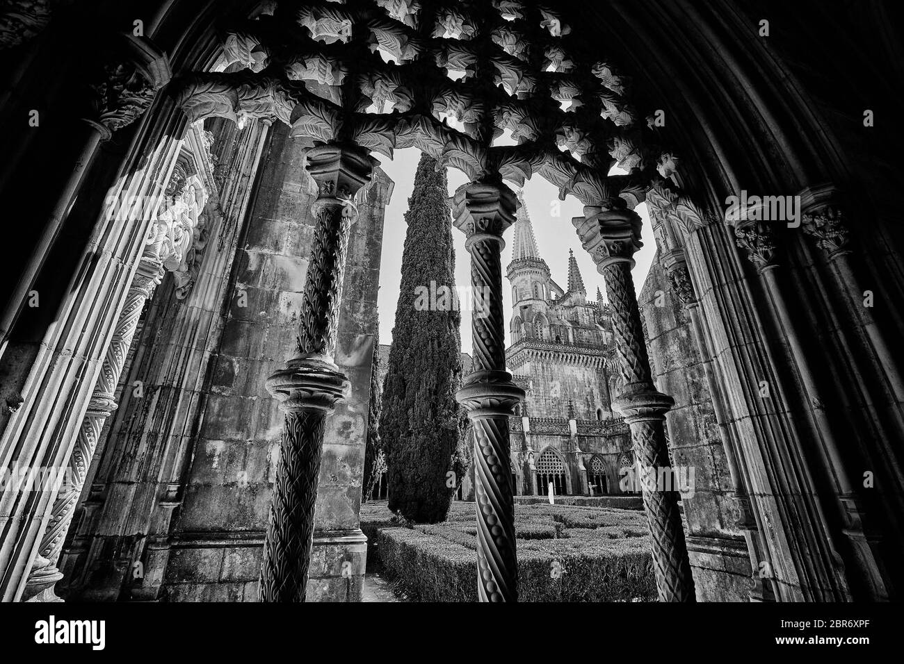 Le monastère de Santa Maria à Batalha, Portugal Banque D'Images