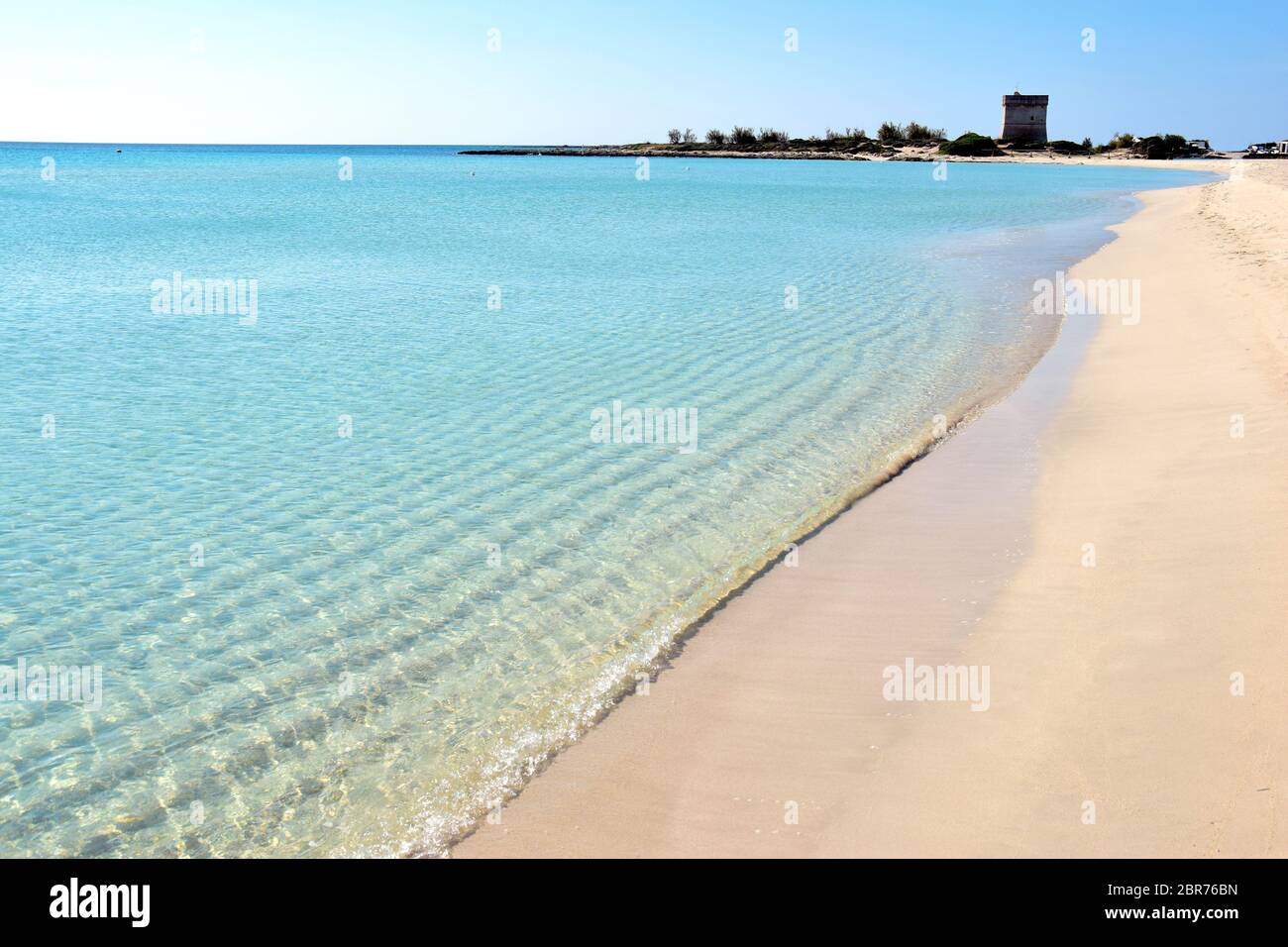 Eau cristalline à Salento, Italie Banque D'Images