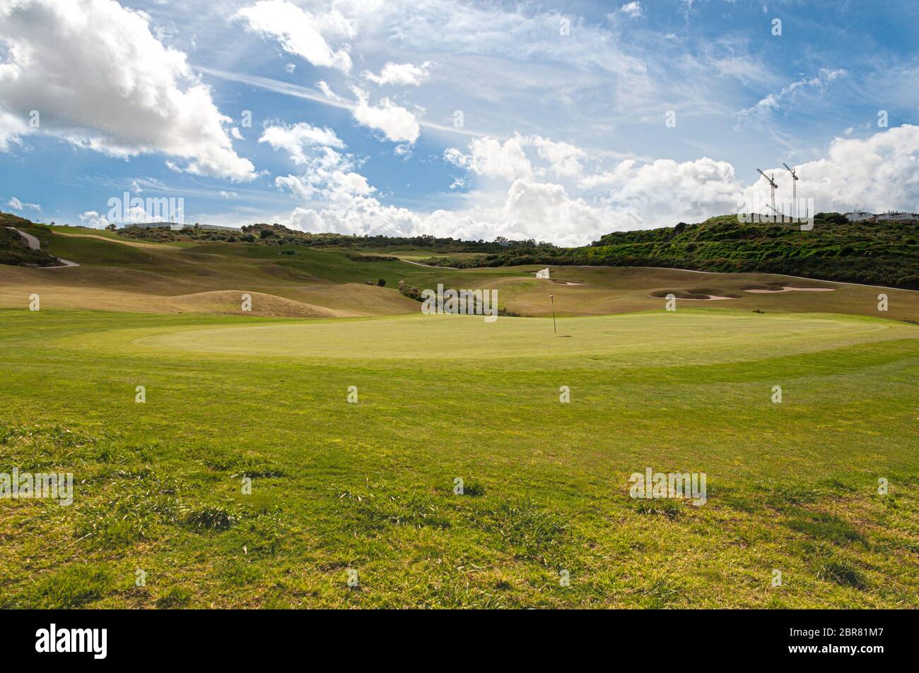 La Alcaidesa Links Golf et dans le sud de l'Espagne Banque D'Images