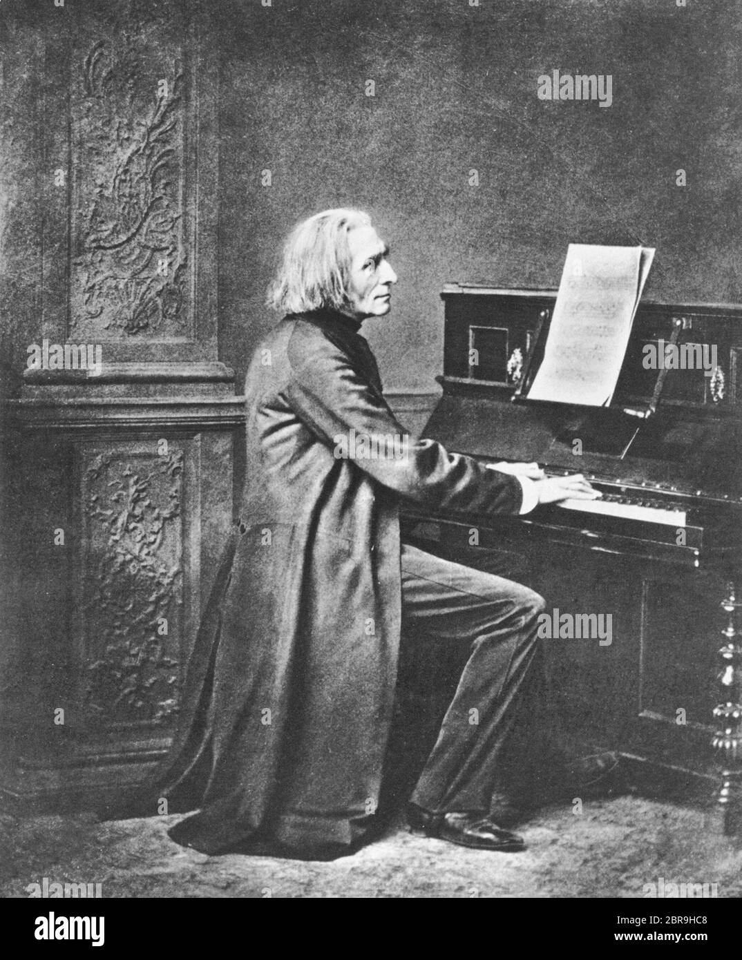 Franz Liszt (1811-1886) - Franz Hanfstaengl, 1869 Banque D'Images Franz Liszt (1811-1886) - Franz Hanfstaengl, 1869 Banque D'Images