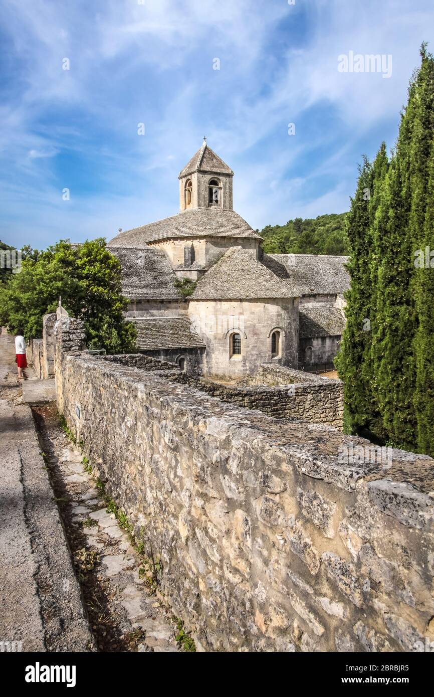 Abbaye de Sénanque dans le Luberon, Provence, France Banque D'Images